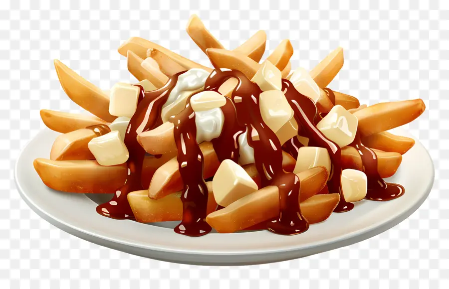 Poutine，จาน Poutine PNG