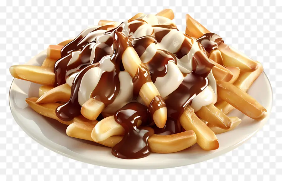 Poutine，จาน Poutine PNG