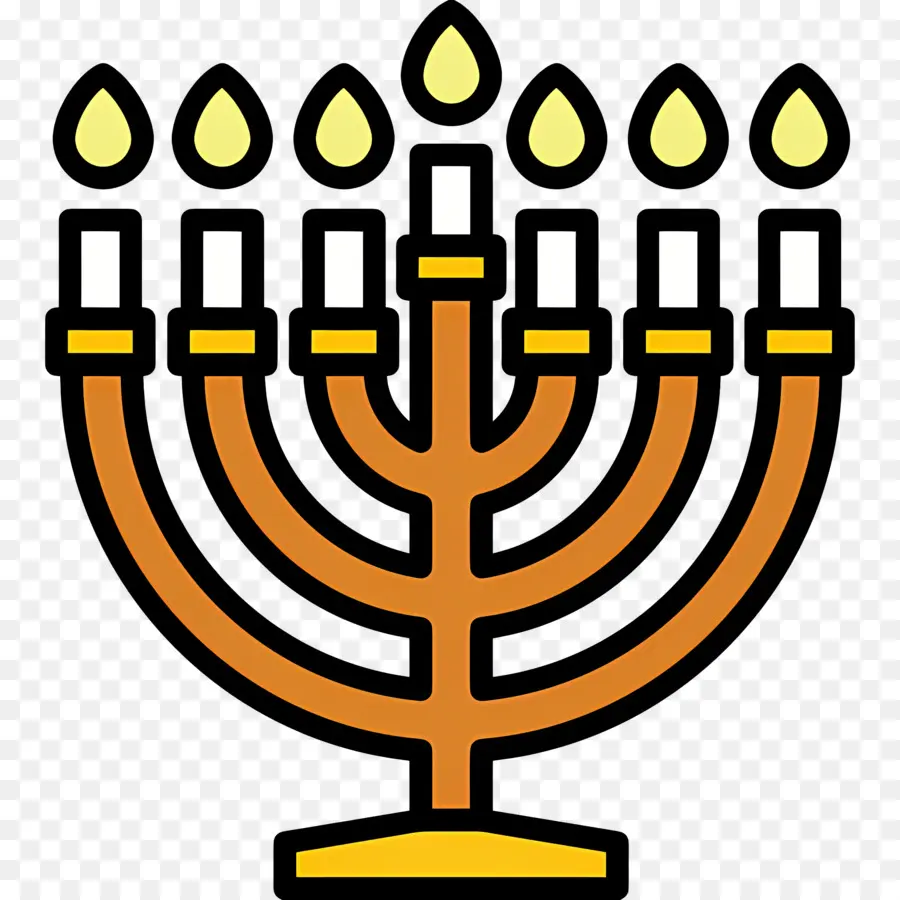 Hanukkah Menorah，เมโนราห์ PNG