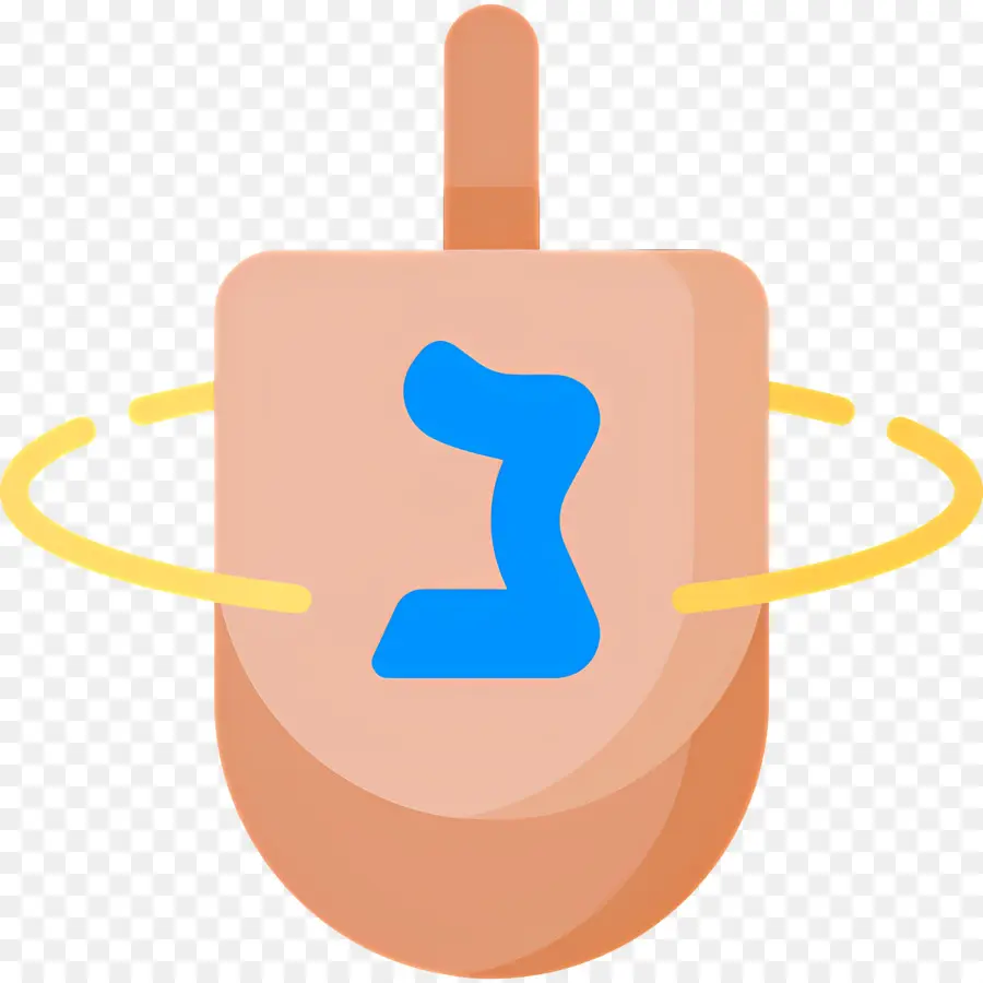 Hanukkah Dreidel，ปั่นดรีเดล PNG