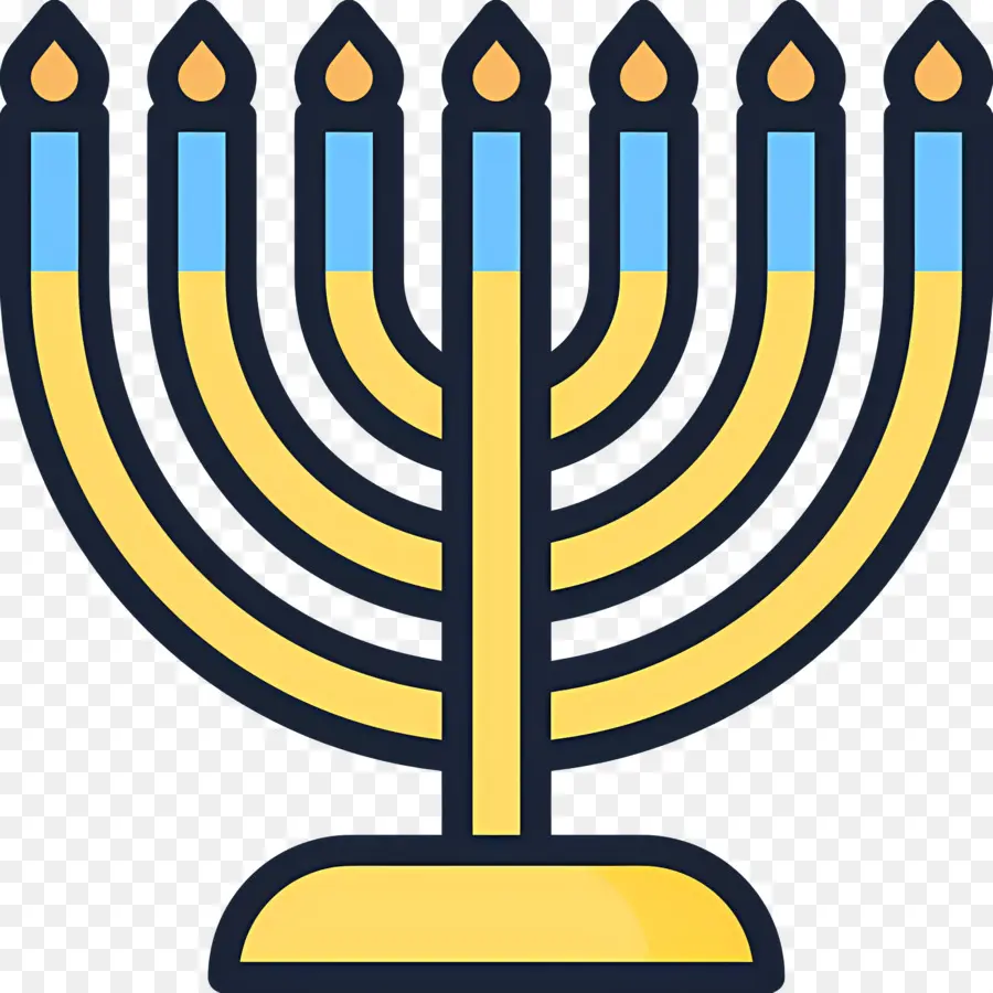 Hanukkah Menorah，เมโนราห์ PNG