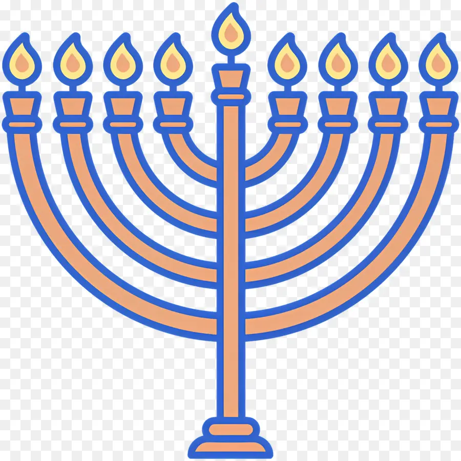 Hanukkah Menorah，เมโนราห์ PNG