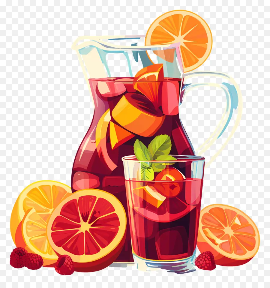 แซงเกรีย，Sangria ผลไม้ PNG