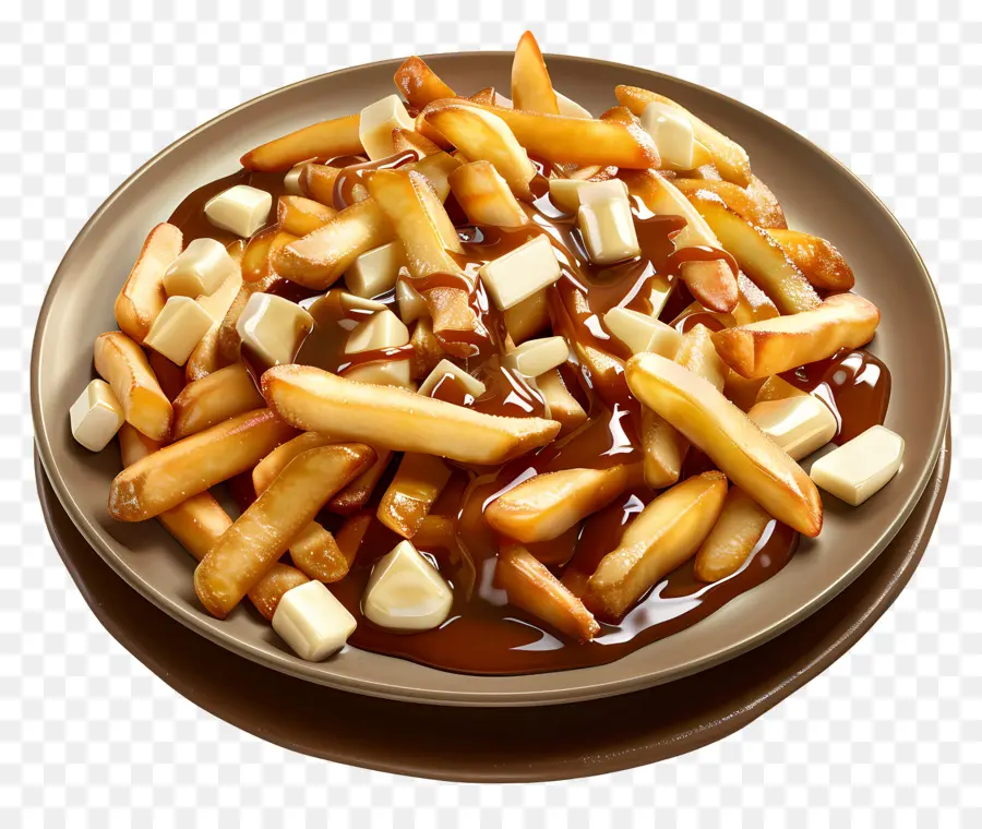 Poutine，จาน Poutine PNG