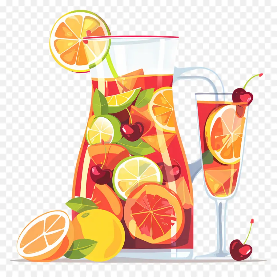 แซงเกรีย，Sangria ผลไม้ PNG