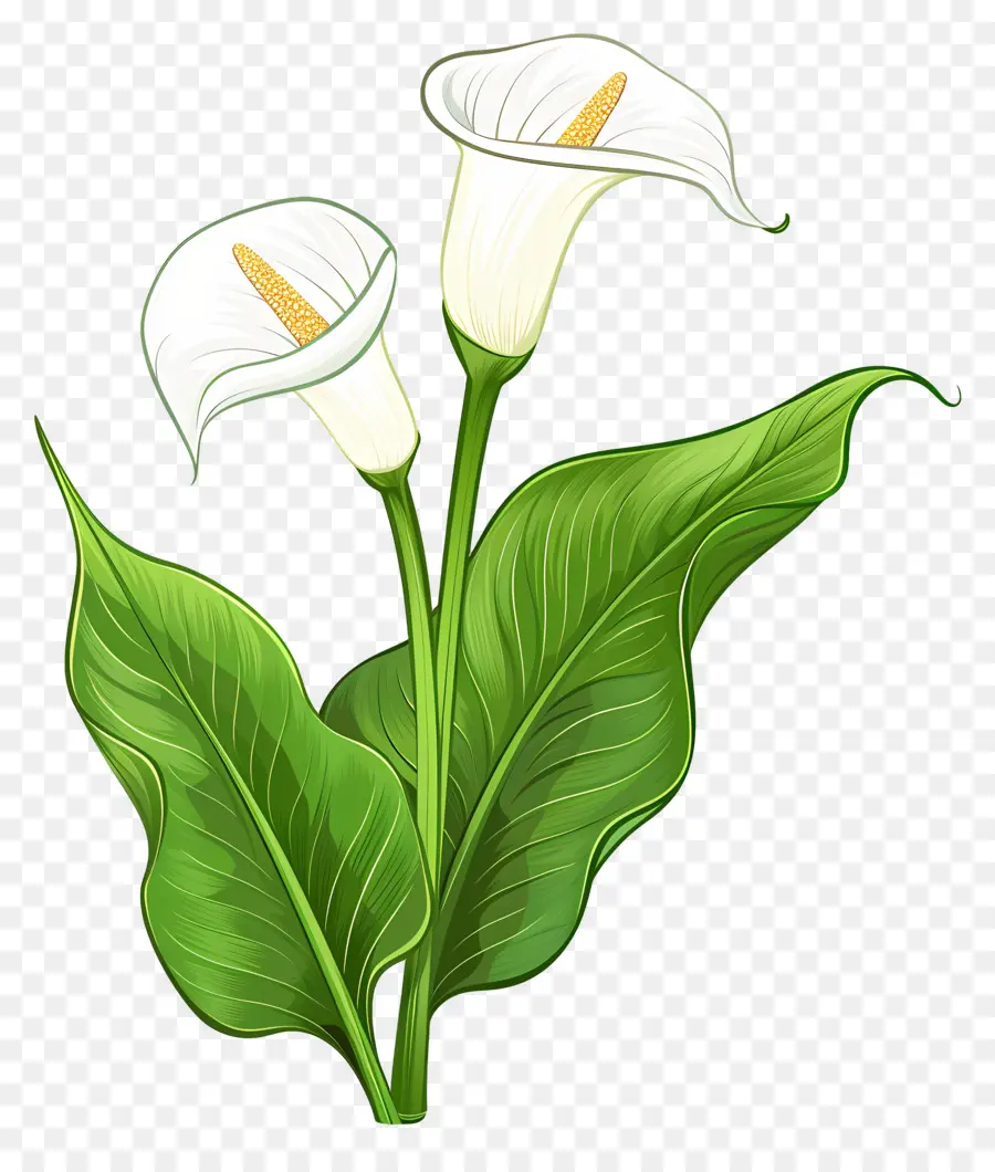 Calla Lily，Calla Lily สีขาวเดี่ยว PNG