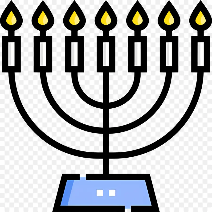 Hanukkah Menorah，เมโนราห์ PNG