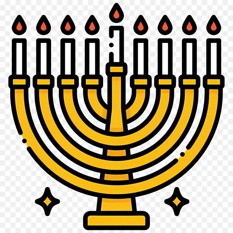 Hanukkah Menorah，เมโนราห์ PNG