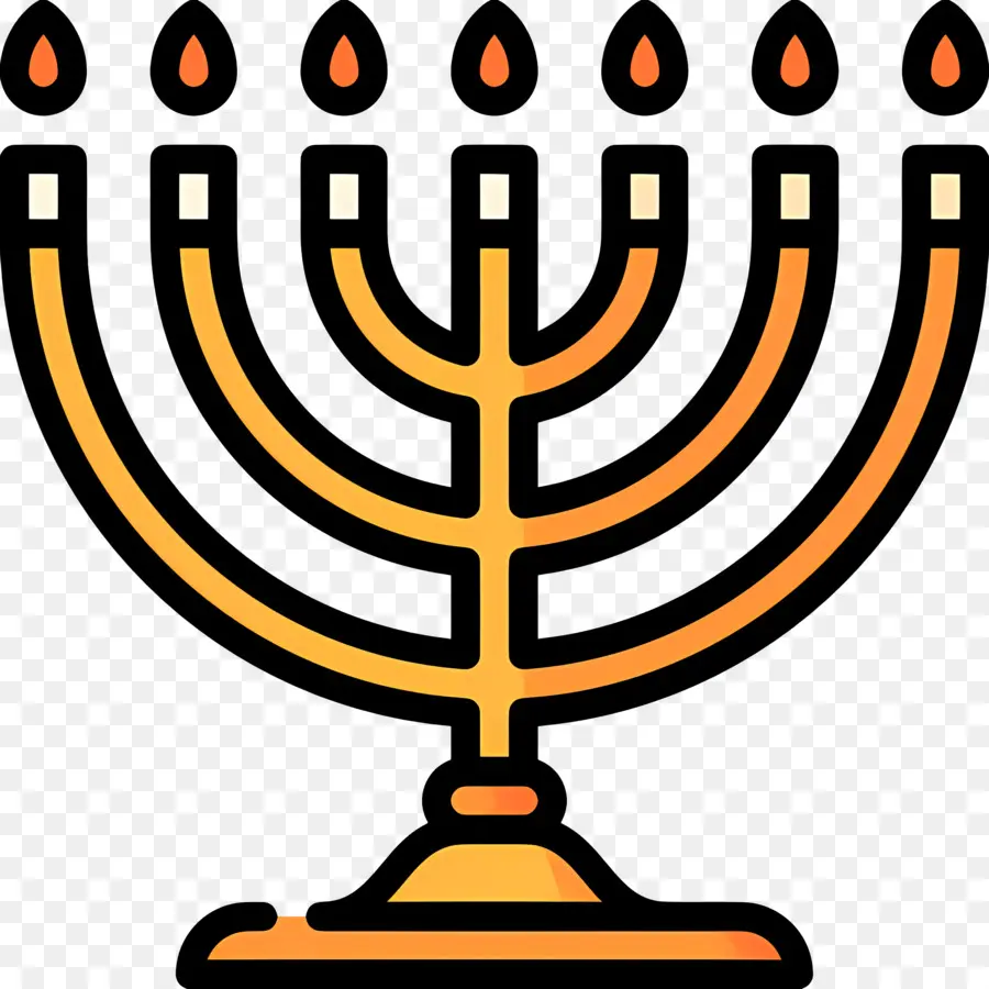 Hanukkah Menorah，เมโนราห์ PNG