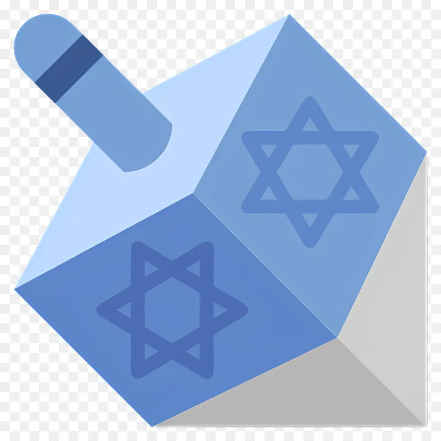 Hanukkah Dreidel，Dreidel กับ Star Of David PNG