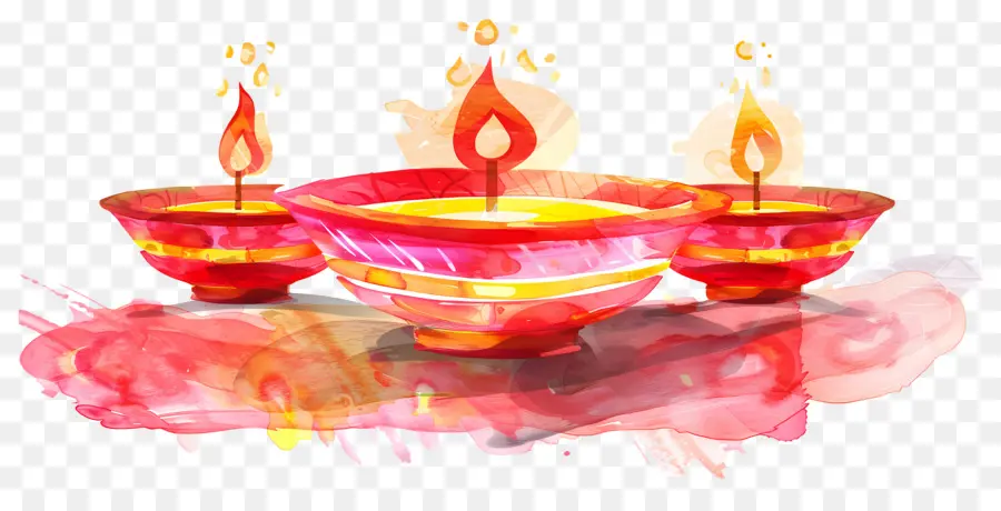 Diwali ให้，Diya PNG