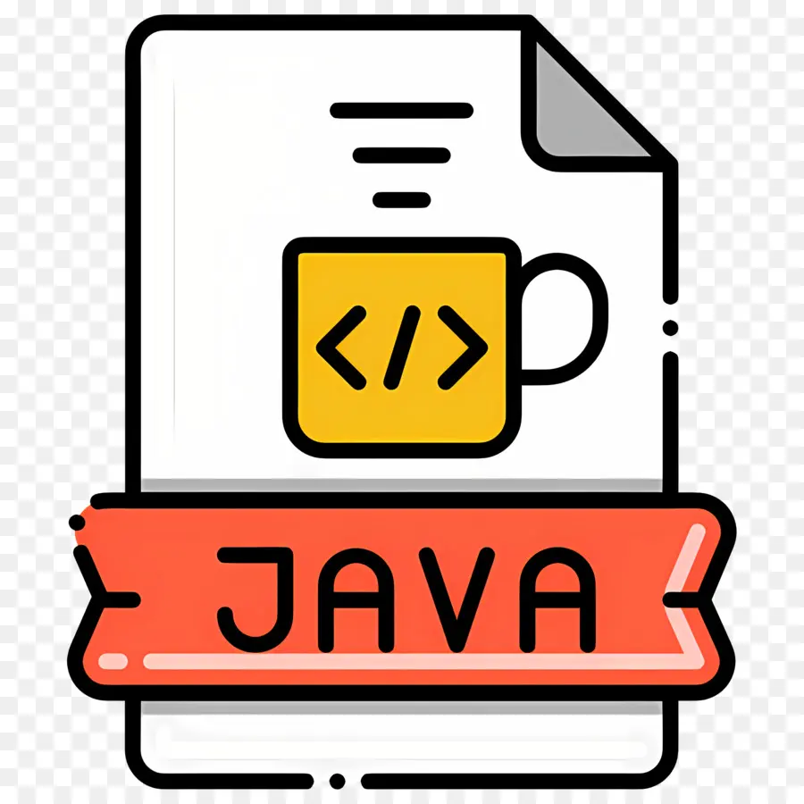 โปรแกรม Java，เอกสาร Java พร้อมแก้ว PNG