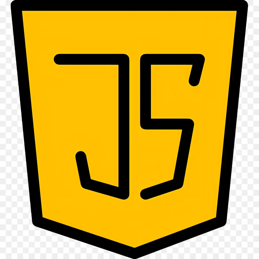 โลโก้ Javascript，โลโก้ Javascript สีเหลือง PNG