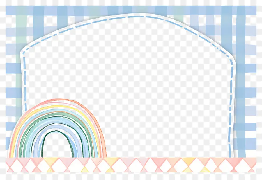 กรอบน่ารัก，Rainbow Arch PNG