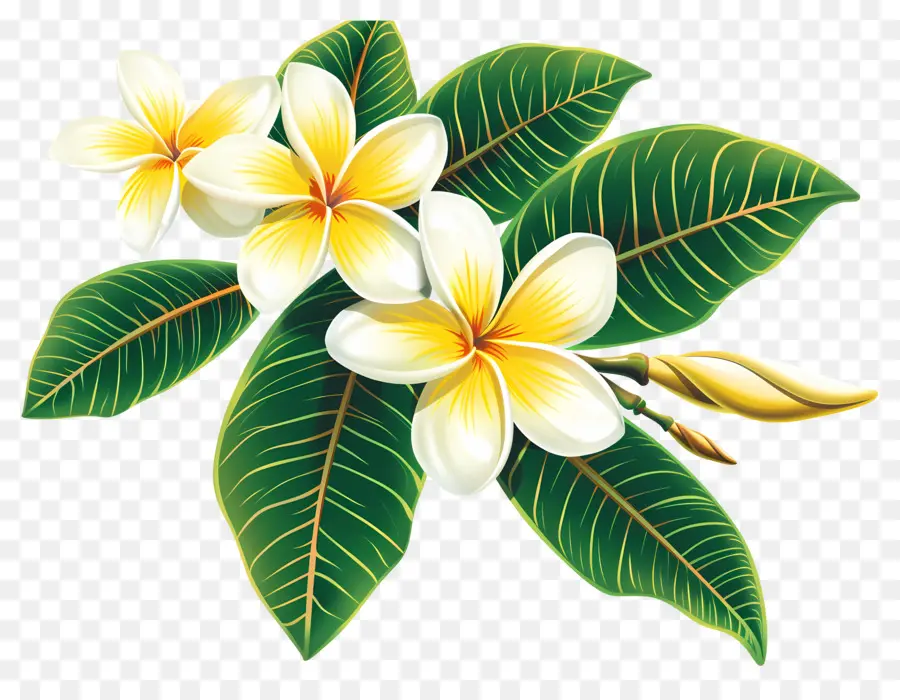 ดอกไม้ Frangipani，ดอกไม้พลัมเรีย PNG