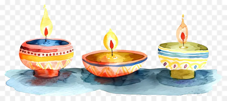 Diwali ให้，เทียนตกแต่ง PNG