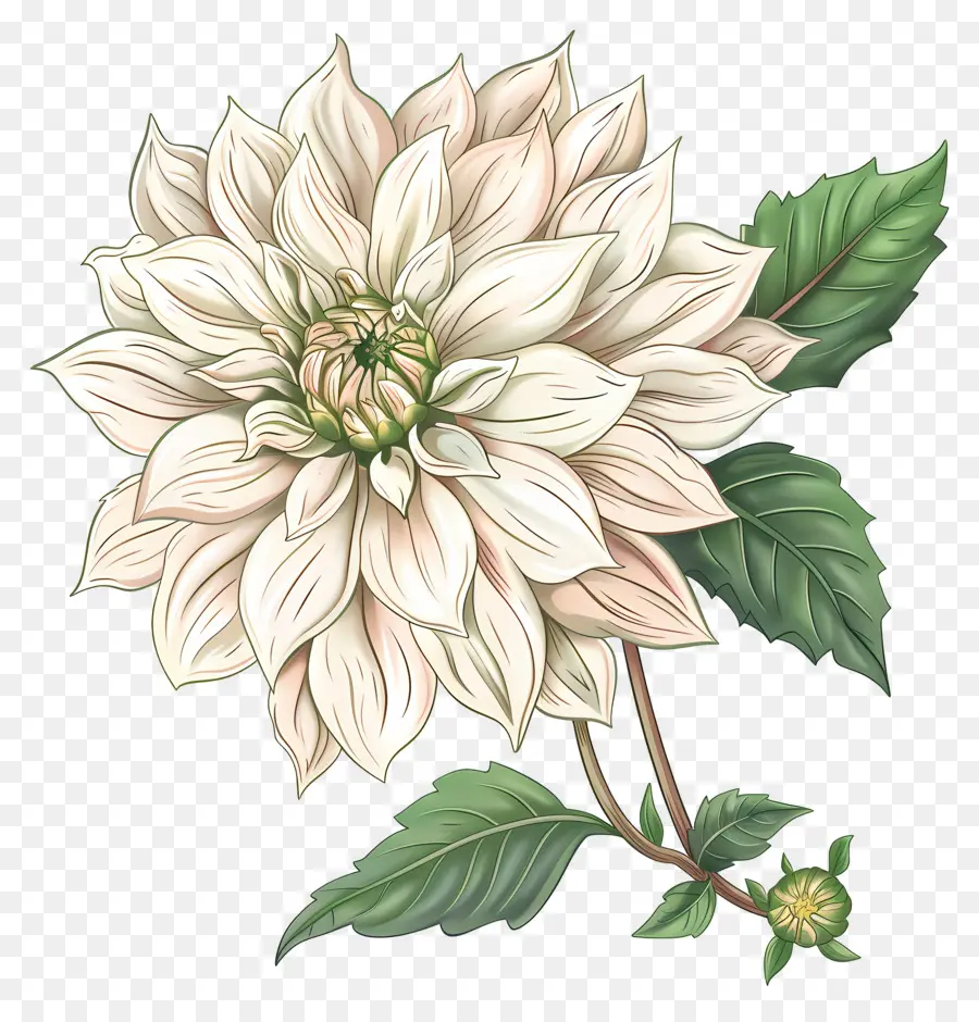 ดอกไม้ Dahlia，ดอกไม้เดี่ยว PNG