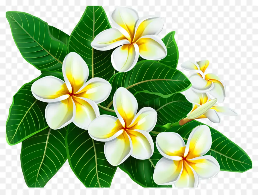 ดอกไม้ Frangipani，ดอกไม้พลัมเรีย PNG