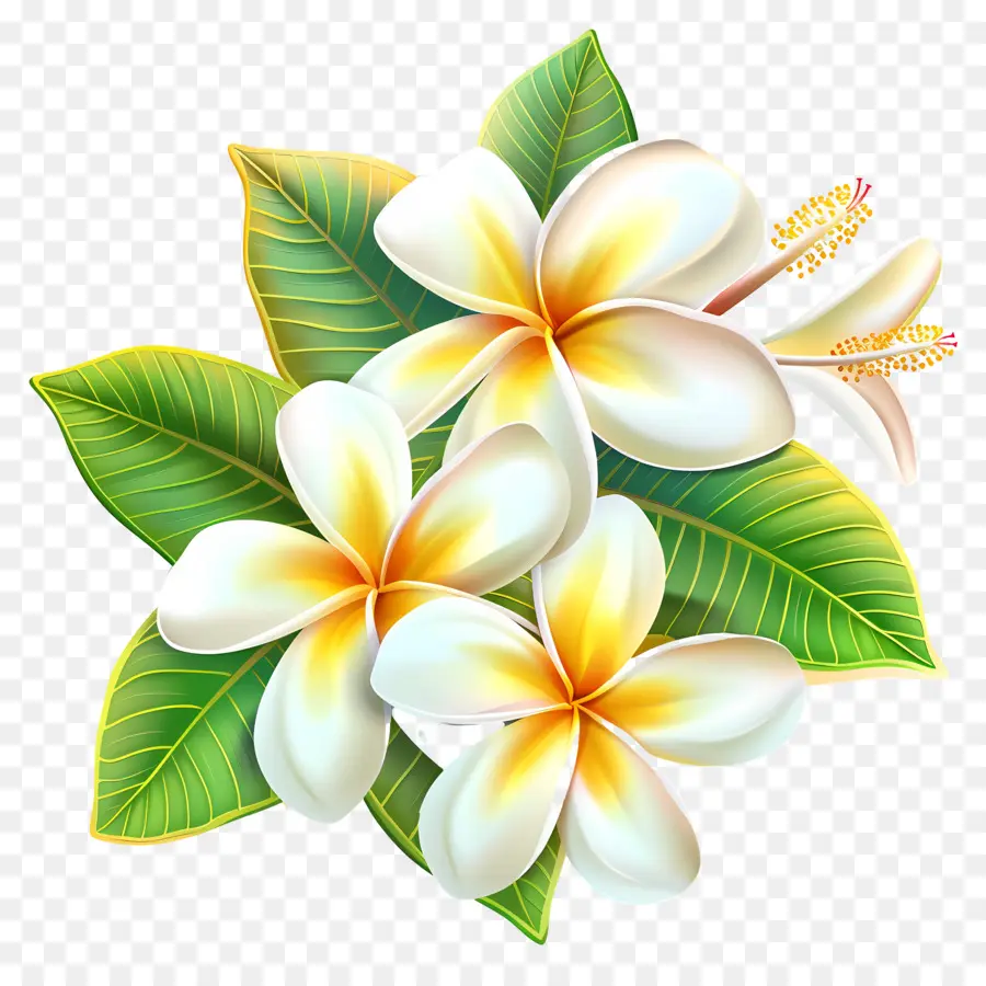 ดอกไม้ Frangipani，ช่อดอกไม้พลัมเรีย PNG