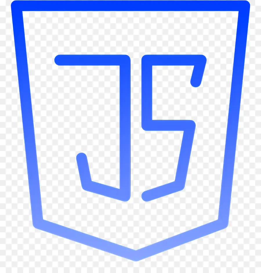 โลโก้ Javascript，Javascript Logo Blue Sutline PNG