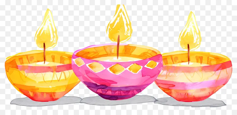 Diwali ให้，Diya PNG