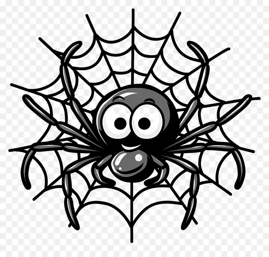 Halloween Spider Web，แมงมุม PNG