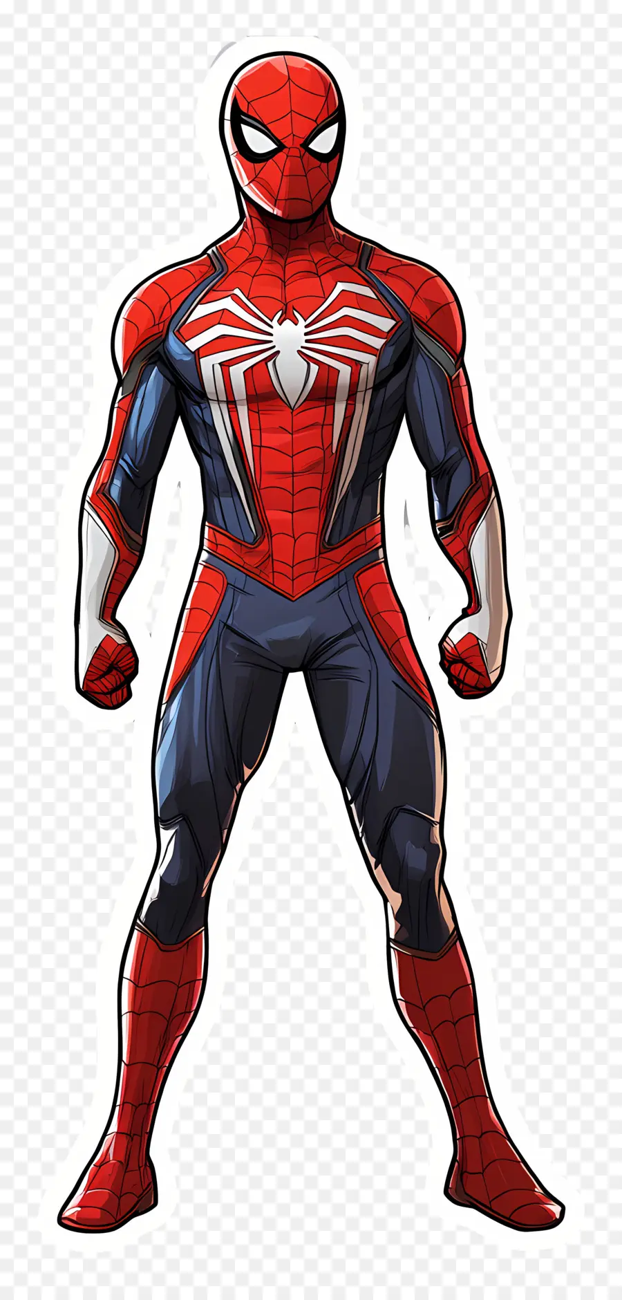 สไปเดอร์แมนยืน，Spider Man Sketch PNG