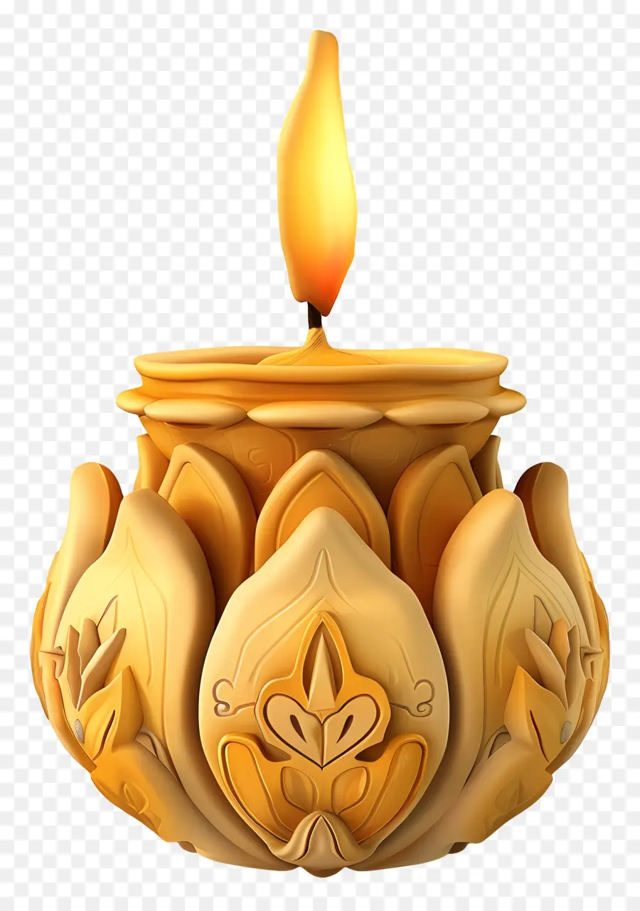 เทียน Diwali，เทียนหรูหรา PNG