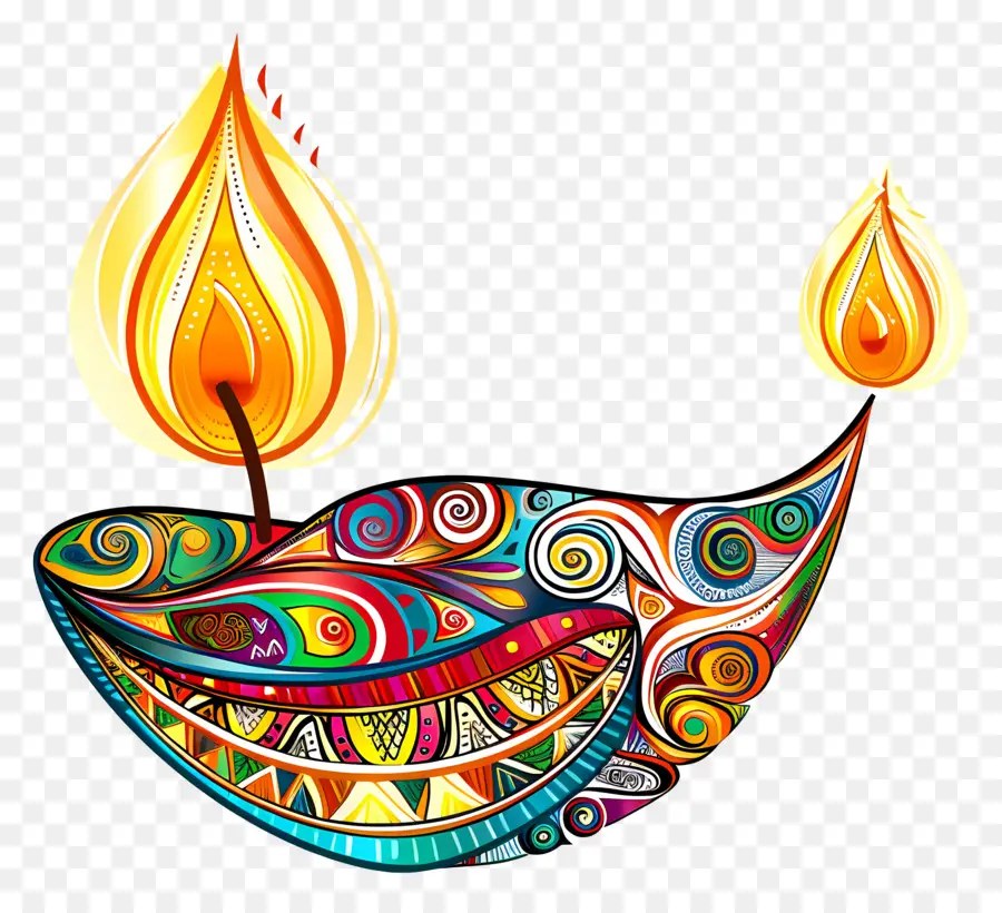 Diwali ให้，Diya PNG