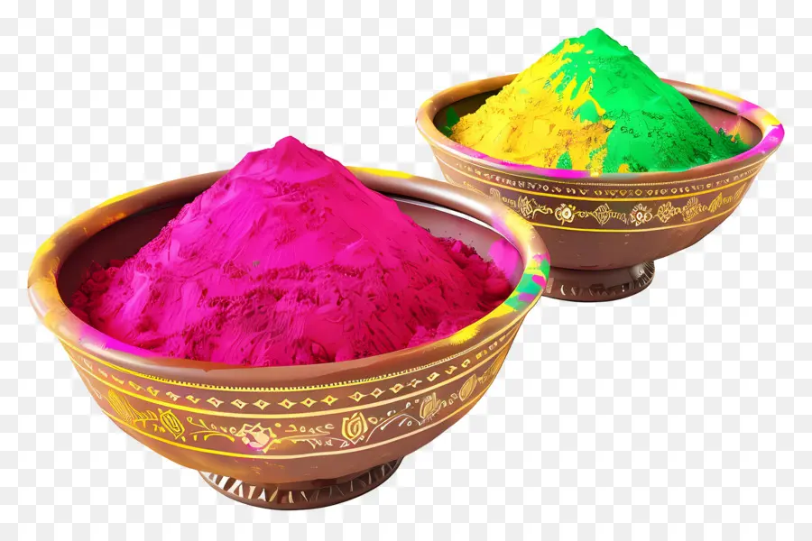 พื้นหลัง Holi，ผงสีสันสดใส PNG