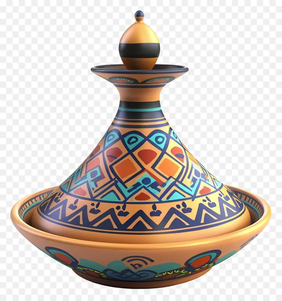 อาหารแอฟริกัน，Tagine ที่มีลวดลาย PNG