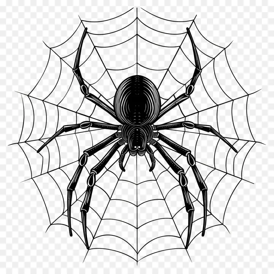 Halloween Spider Web，แมงมุม PNG