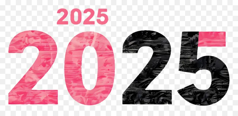 2025，สีชมพู PNG