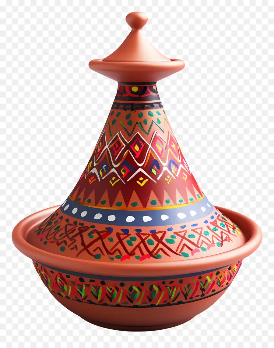 อาหารแอฟริกัน，Tagine ที่มีลวดลาย PNG