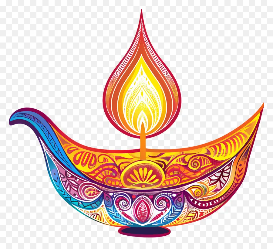 Diwali ให้，Diya PNG