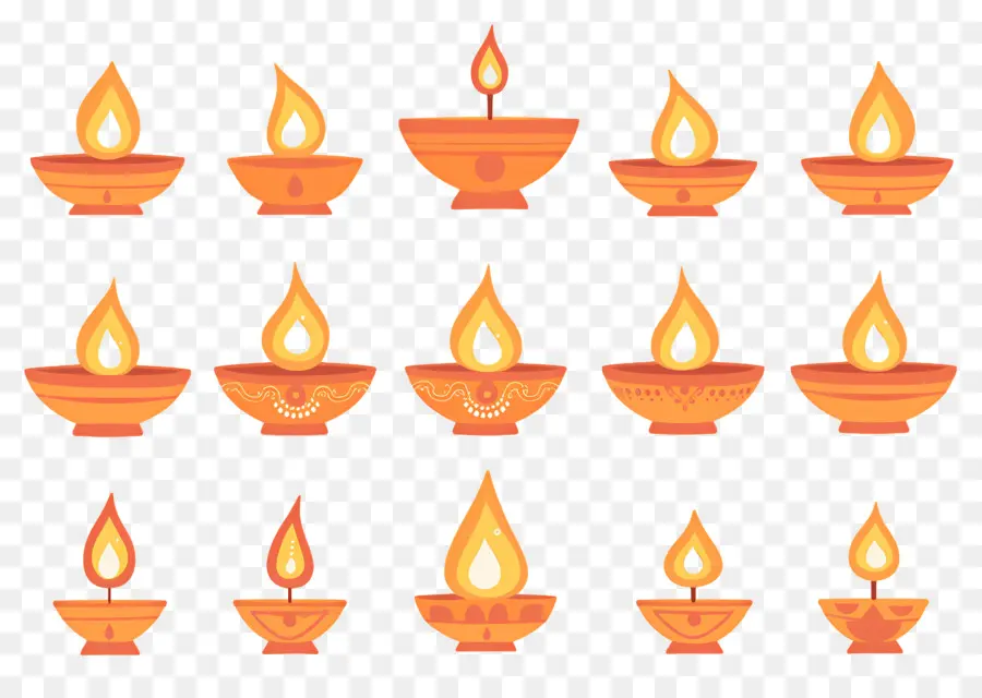 เทียน Diwali，ส้มให้ PNG