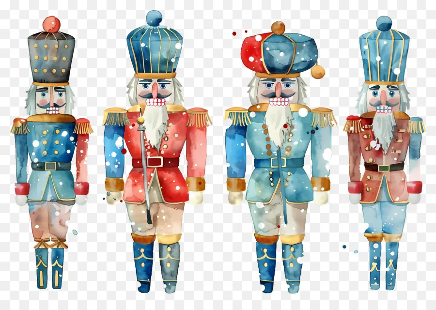 Nutcracker คริสต์มาส，แคร็กเกอร์สีสันสดใส PNG