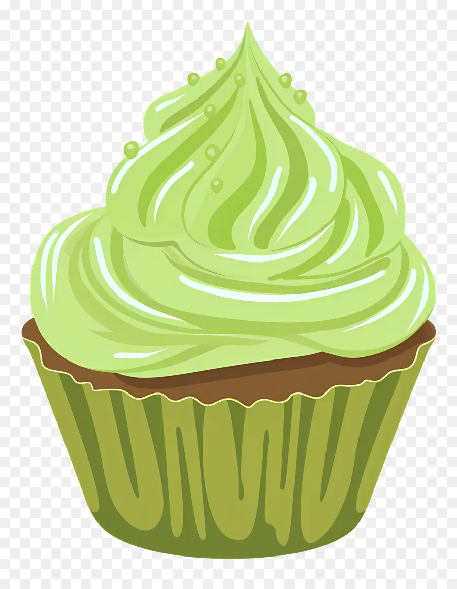 Matcha Cupcake，คัพเค้ก PNG