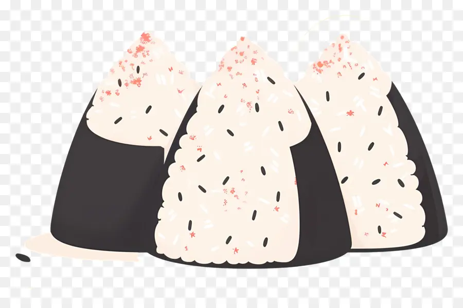 บอลข้าว Umeboshi，ภาพประกอบ Onigiri PNG