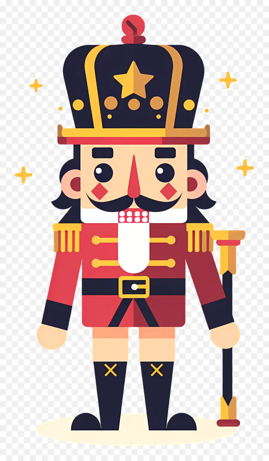 Nutcracker คริสต์มาส，Starry Nutcracker PNG