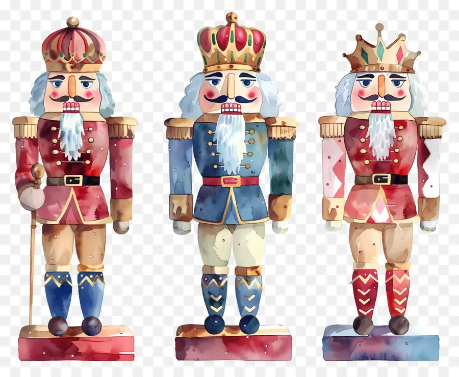 Nutcracker คริสต์มาส，Nutcracker สีสันสดใส PNG