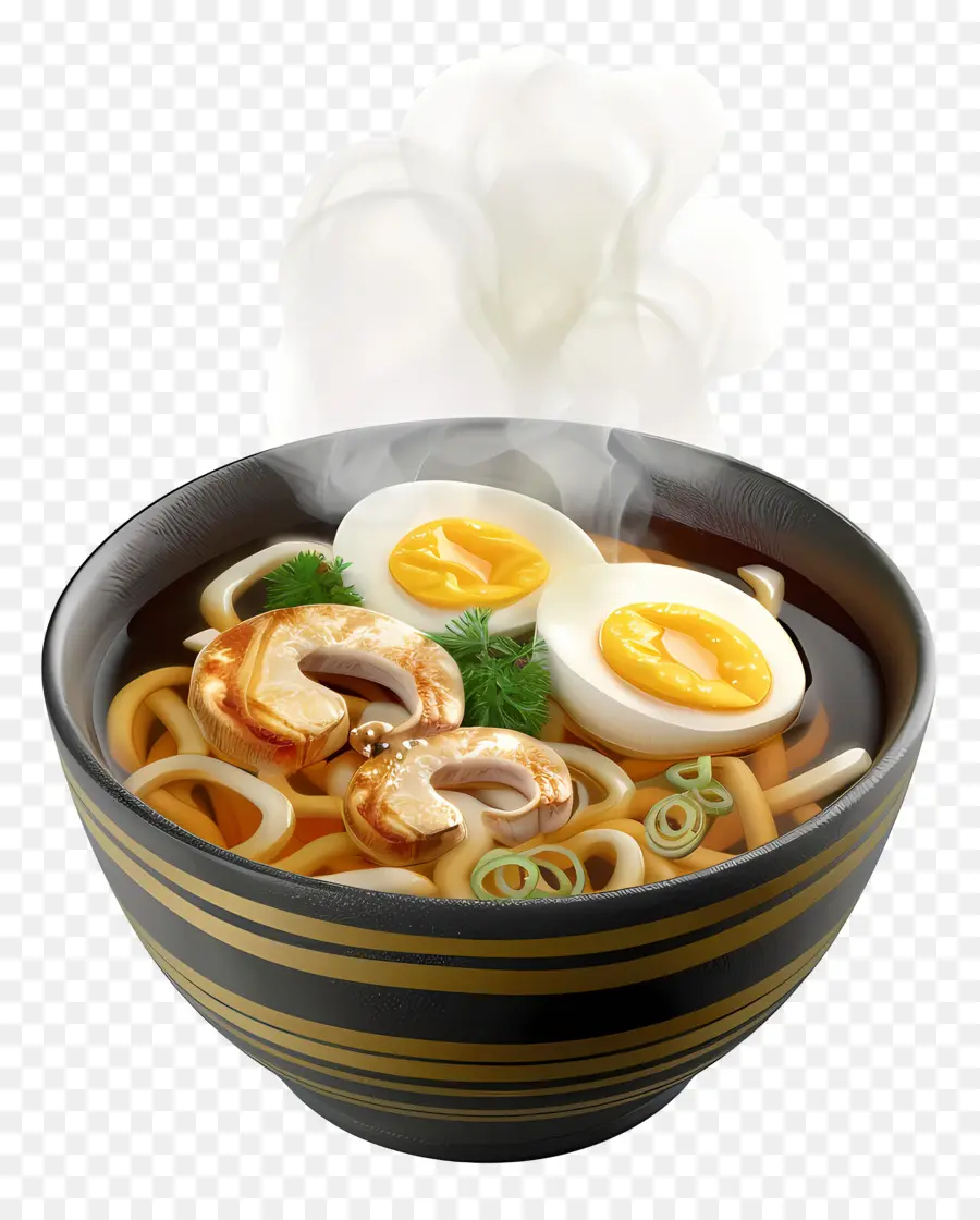 อูดอน，Udon Bowl PNG