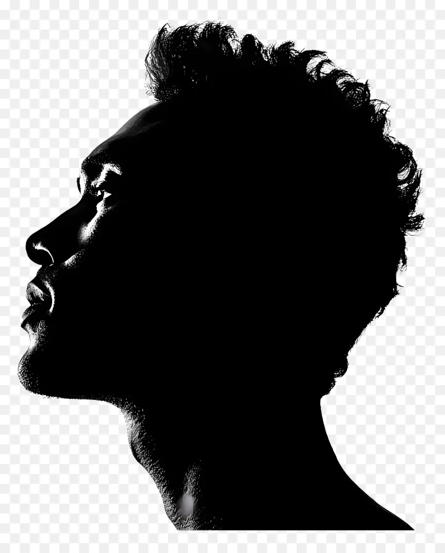 Man Head Silhouette，ภาพเงาของผู้ชาย PNG