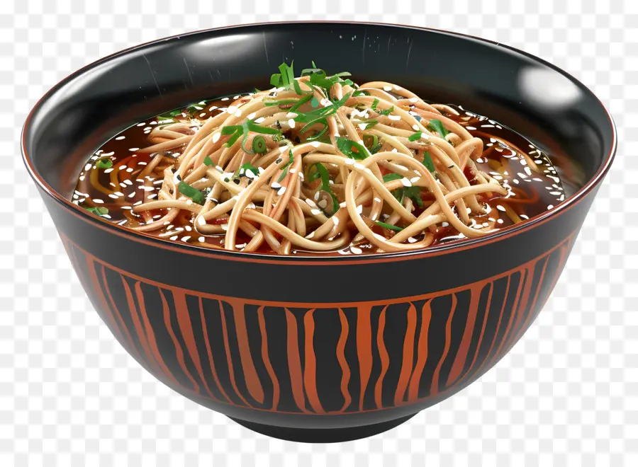 บะหมี่โซบะ，ก๋วยเตี๋ยวเผ็ด PNG