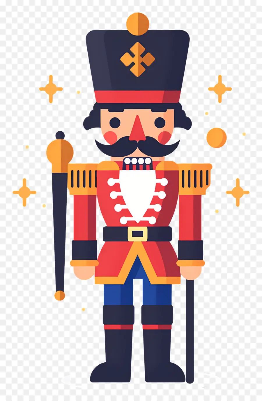 Nutcracker คริสต์มาส，Nutcracker สีสันสดใส PNG