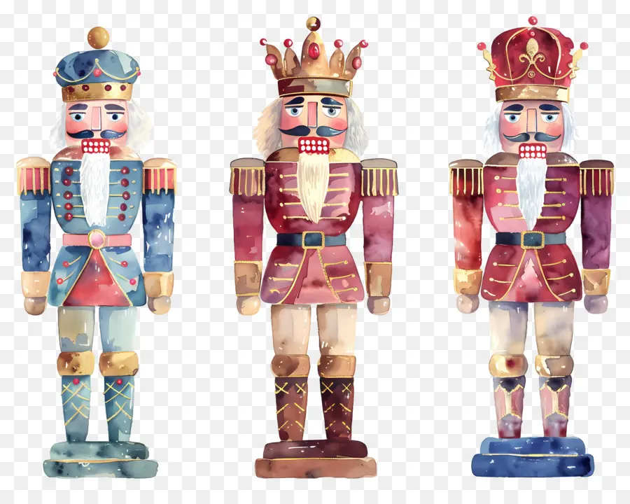 Nutcracker คริสต์มาส，Nutcracker สีสันสดใส PNG