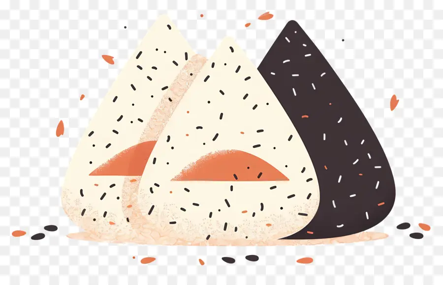 บอลข้าว Umeboshi，ภาพประกอบ Onigiri PNG