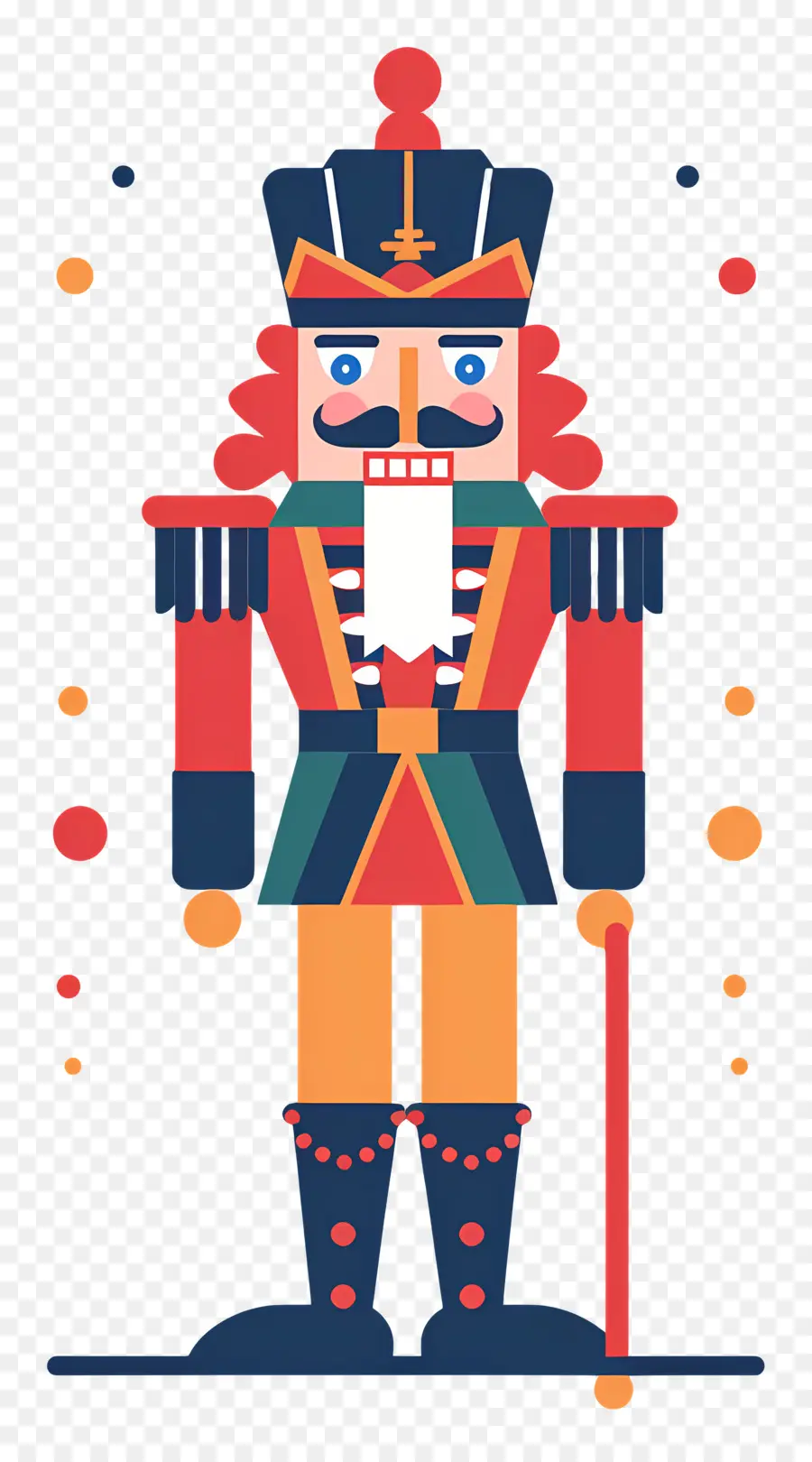 Nutcracker คริสต์มาส，แคร็กเกอร์สีสันสดใส PNG