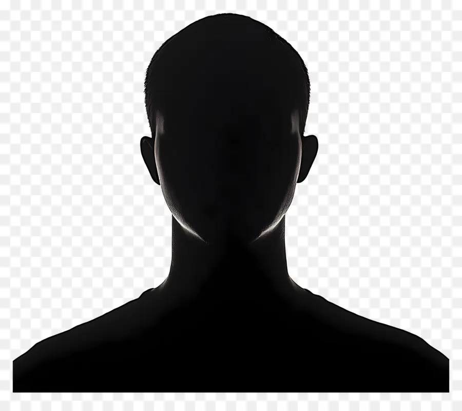 Man Head Silhouette，ภาพเงาของผู้ชาย PNG