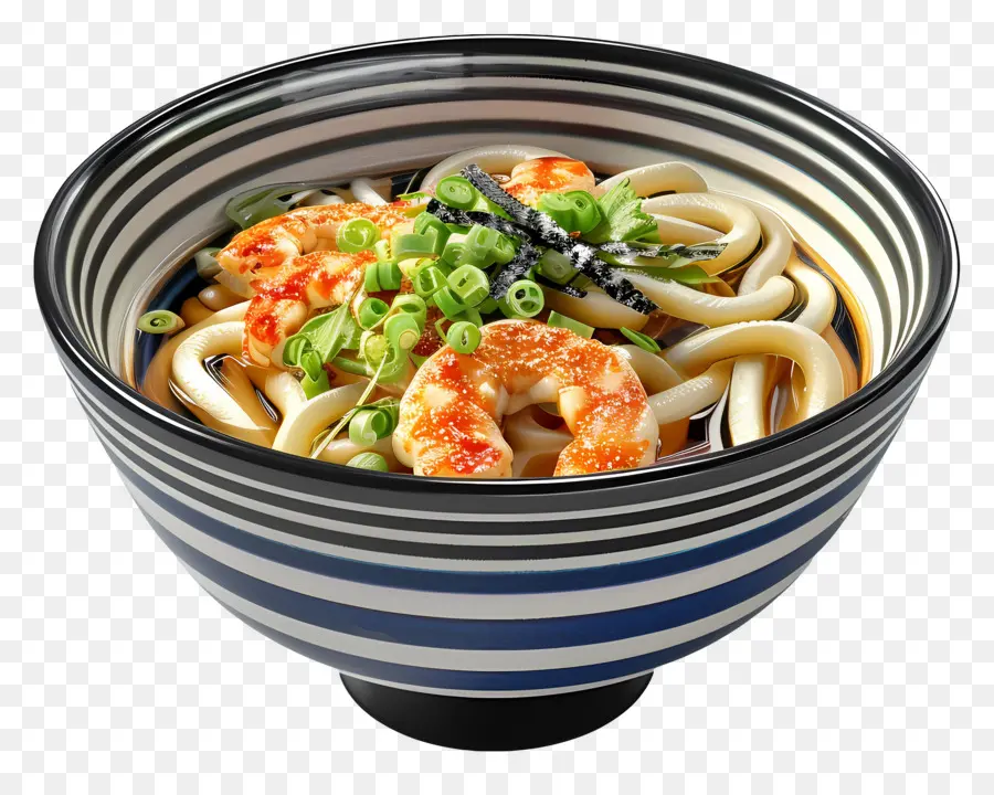 อูดอน，Udon กับกุ้ง PNG